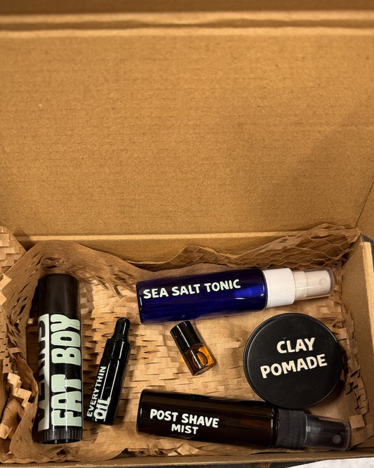 The Whole Routine Kit opened on the Verns workbench