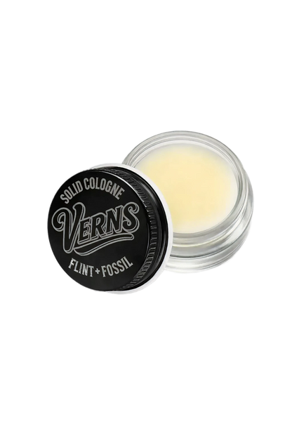 Flint + Fossil solid cologne