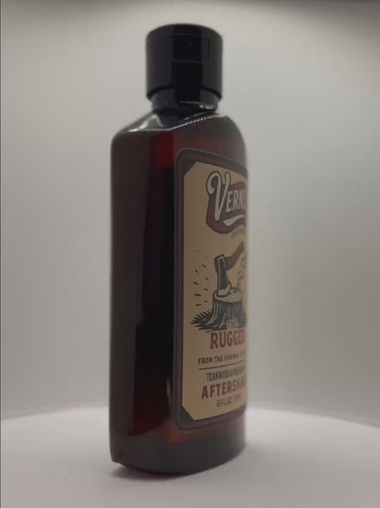 THE RUGGED aftershave